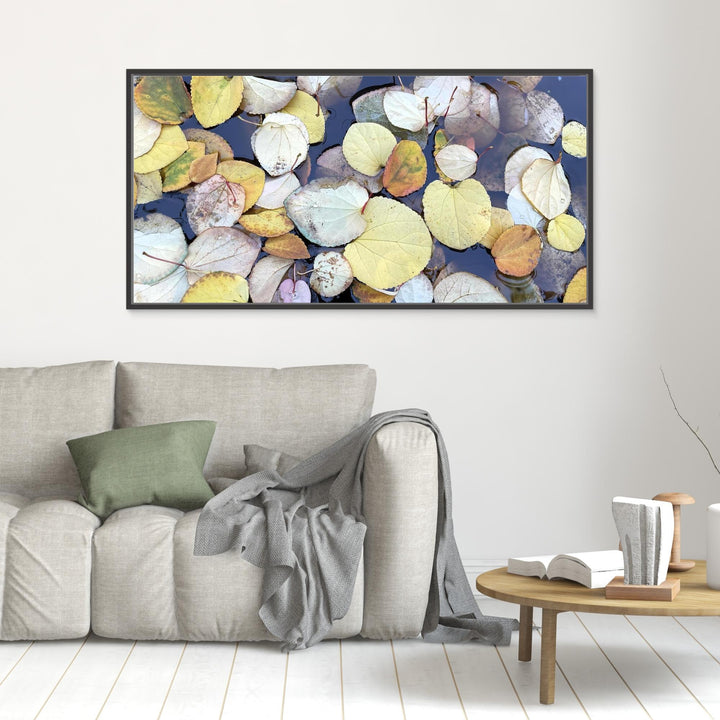 Floating Leaves Nature Photography Wall Art
