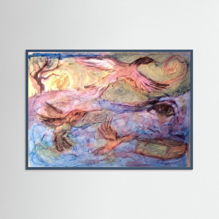 "Journey to Awakening" Watercolor - Fine Art Print Framed Options