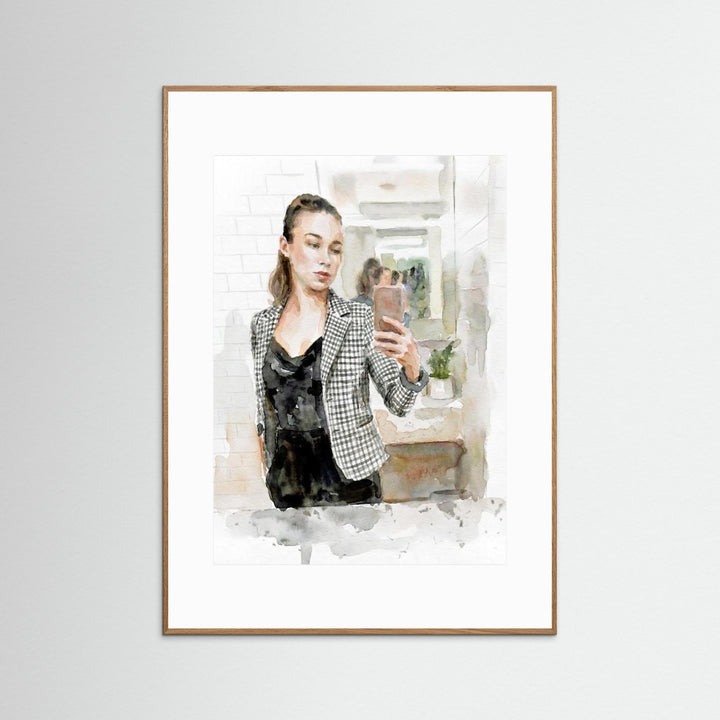 “Modern Muse” Contemporary Feminine Portrait Art