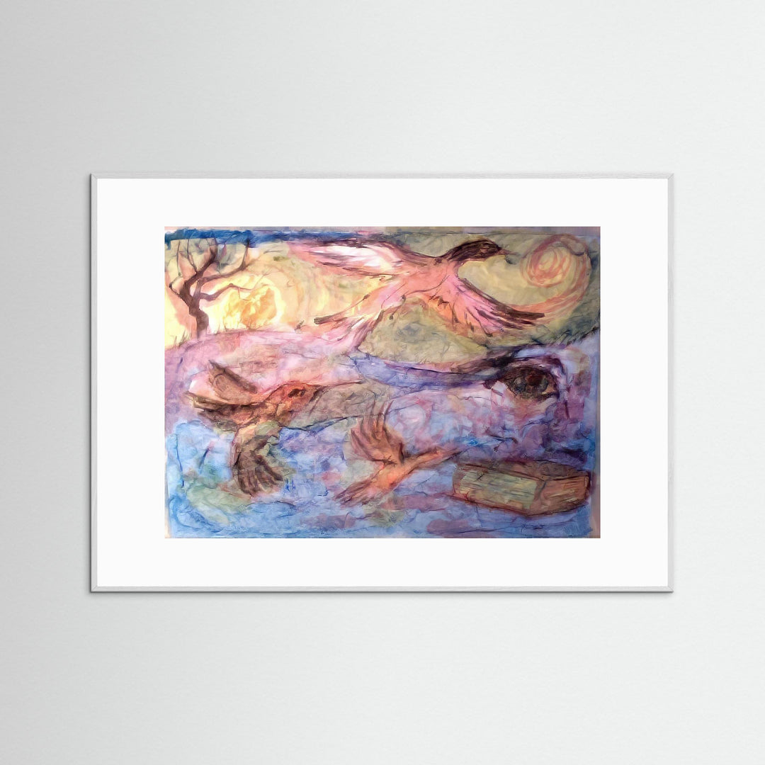 "Journey to Awakening" Watercolor - Fine Art Print Framed Options